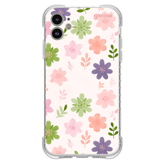 Capinha para celular  Flora Aquarela