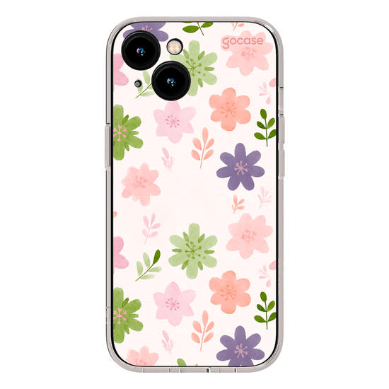 Capinha para celular  Flora Aquarela