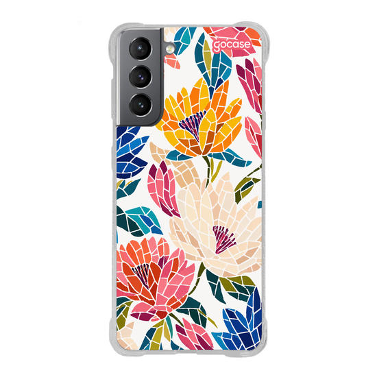 Capinha para celular  Flora Sunset - Mosaico