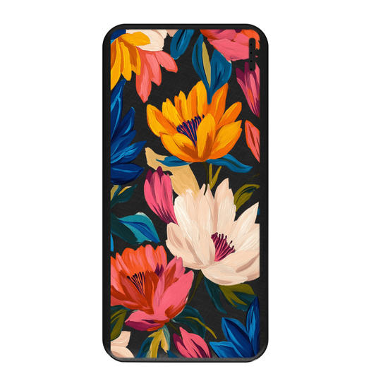 Carregador Portátil Fast Charge - Flora Sunset