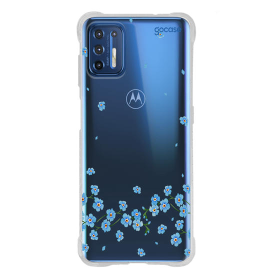 Capinha para celular  Floral Azul Sutíl