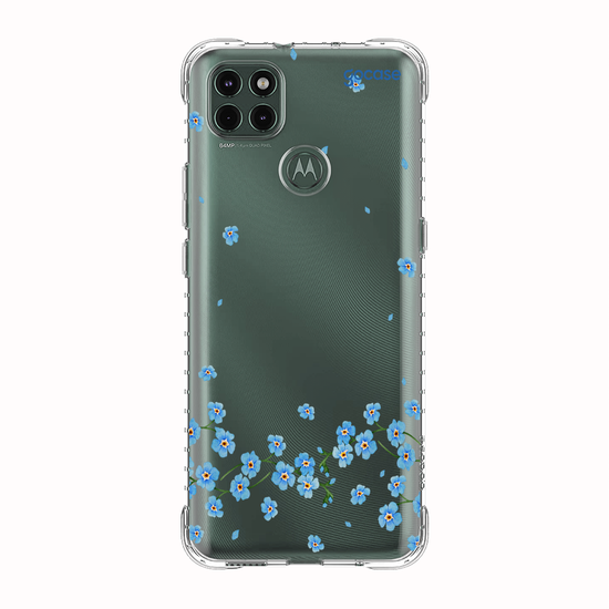 Capinha para celular  Floral Azul Sutíl