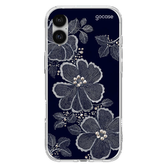  Floral Bordado Pérola