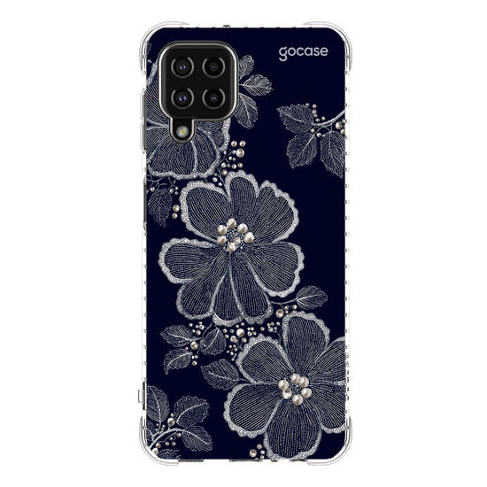  Floral Bordado Pérola