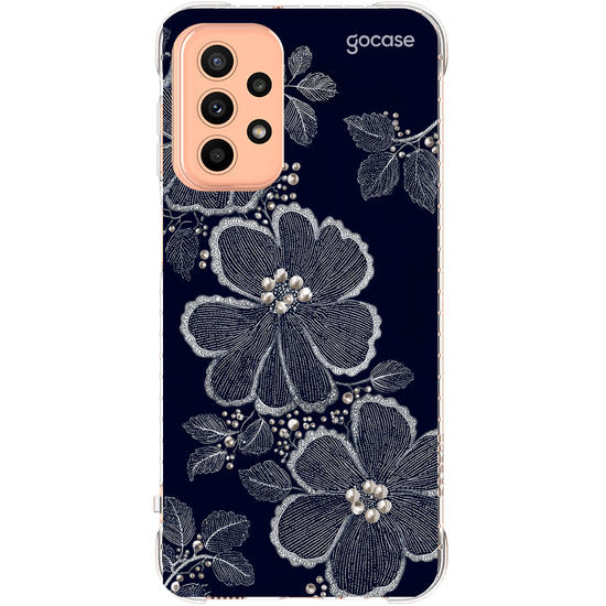  Floral Bordado Pérola