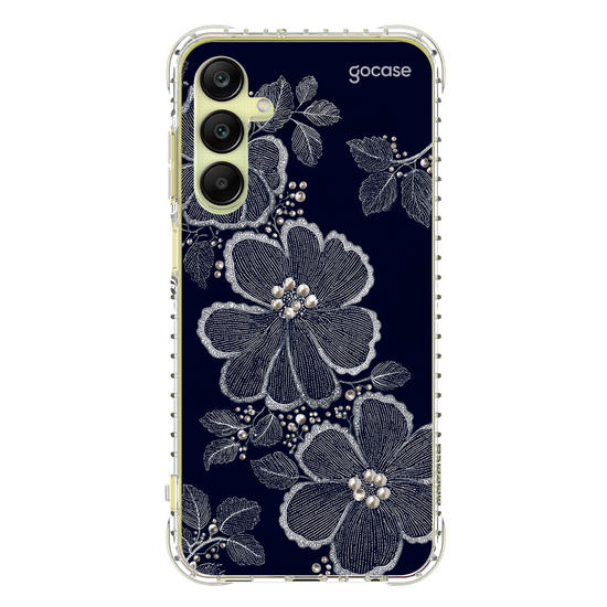  Floral Bordado Pérola