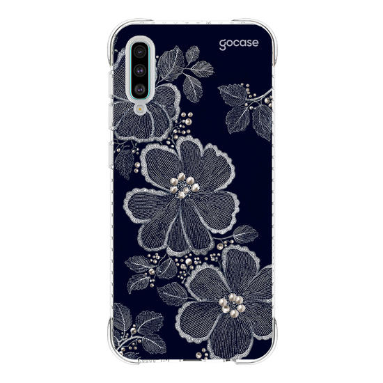  Floral Bordado Pérola