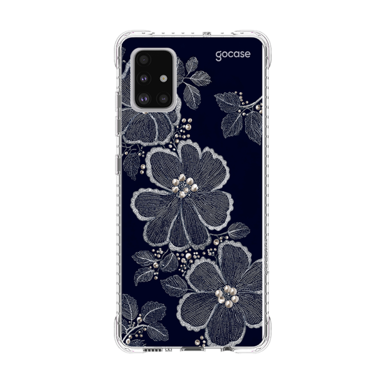  Floral Bordado Pérola