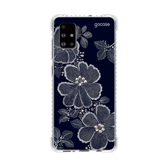  Floral Bordado Pérola