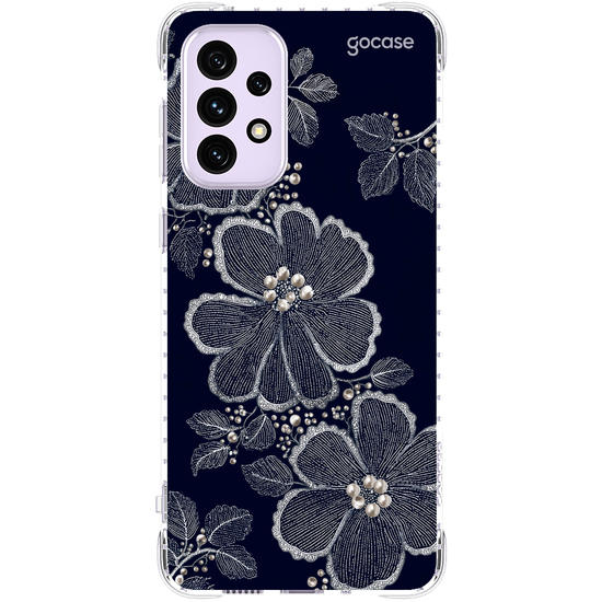 Floral Bordado Pérola