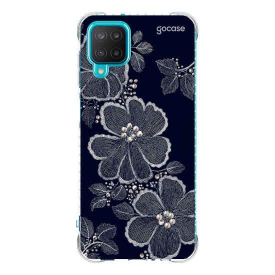  Floral Bordado Pérola