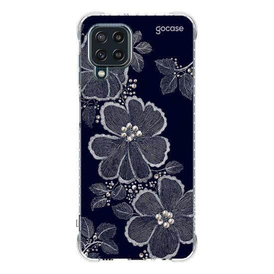  Floral Bordado Pérola