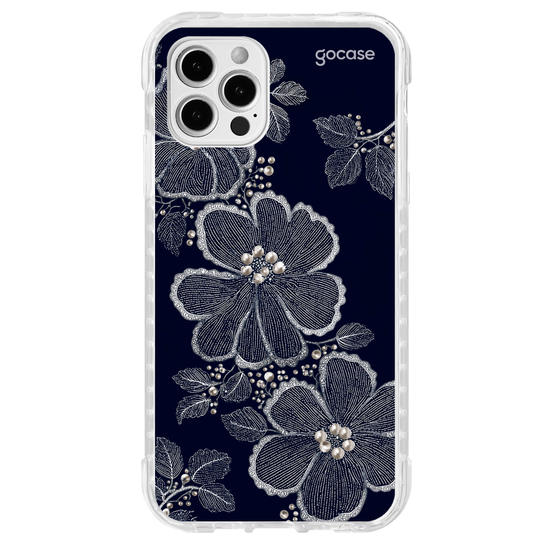  Floral Bordado Pérola