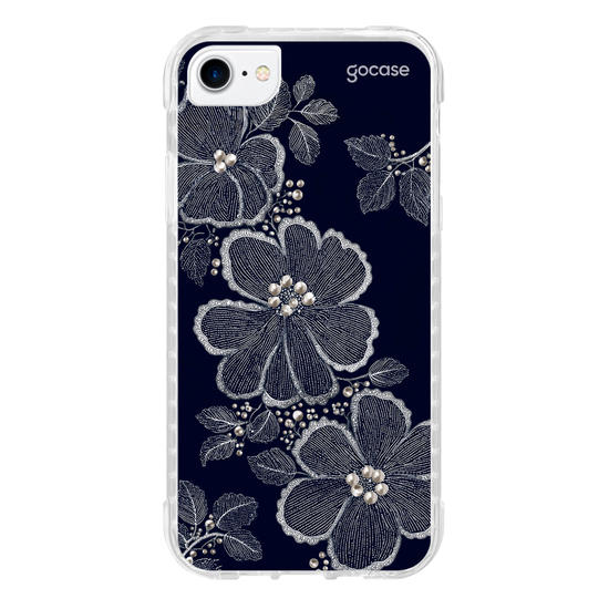  Floral Bordado Pérola