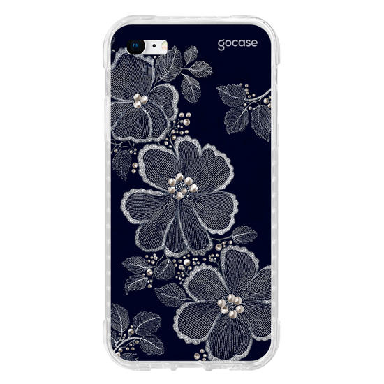  Floral Bordado Pérola