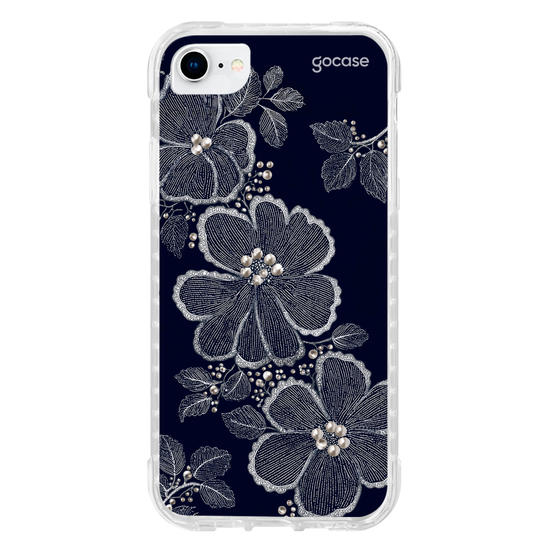 Floral Bordado Pérola