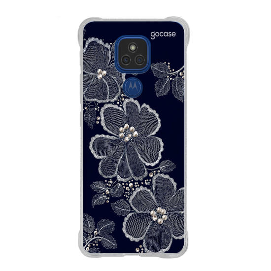  Floral Bordado Pérola