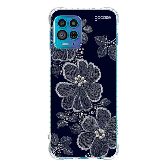  Floral Bordado Pérola