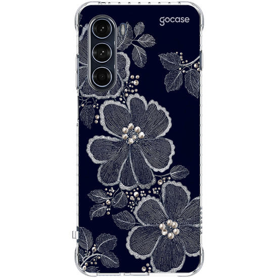  Floral Bordado Pérola