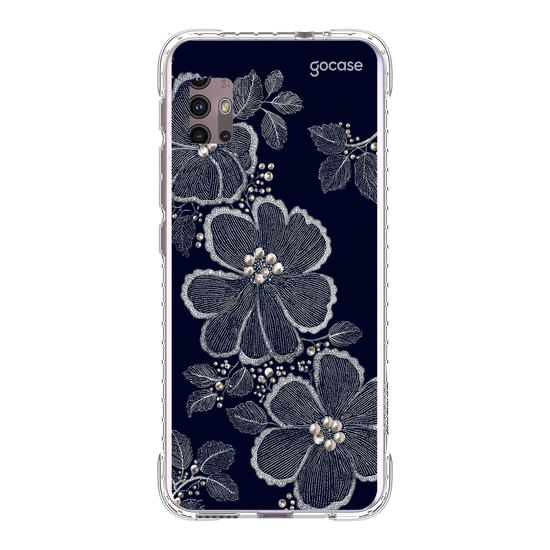  Floral Bordado Pérola