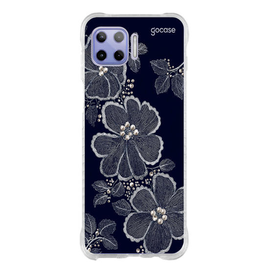  Floral Bordado Pérola