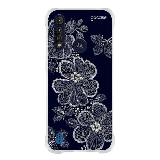  Floral Bordado Pérola