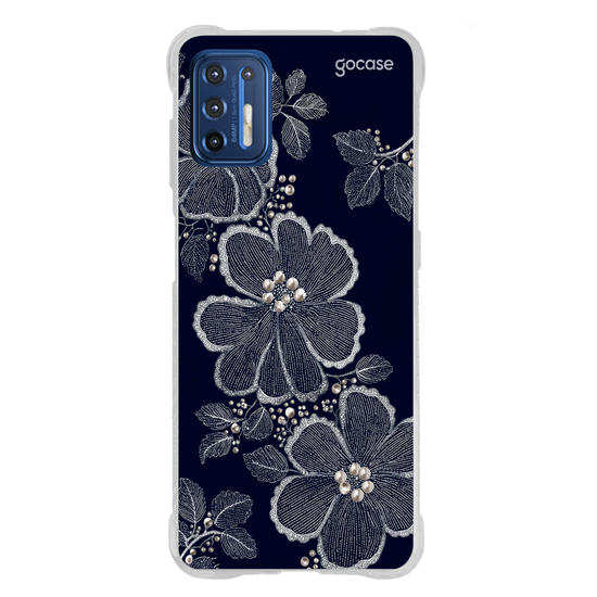 Capinha para celular  Floral Bordado Pérola