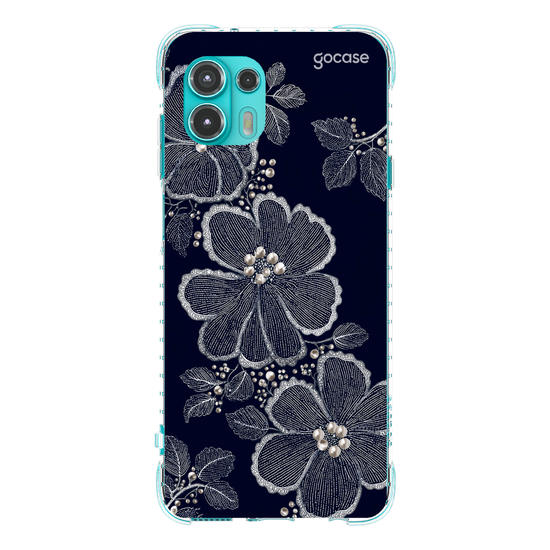  Floral Bordado Pérola