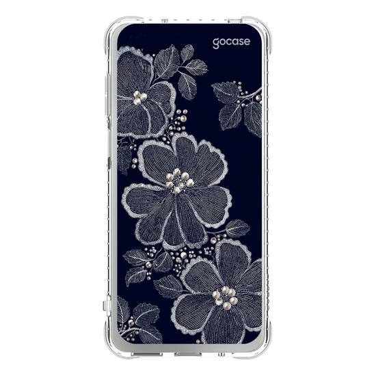  Floral Bordado Pérola