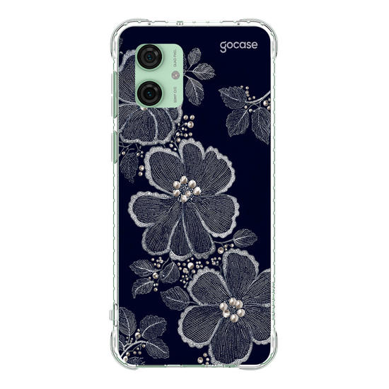  Floral Bordado Pérola