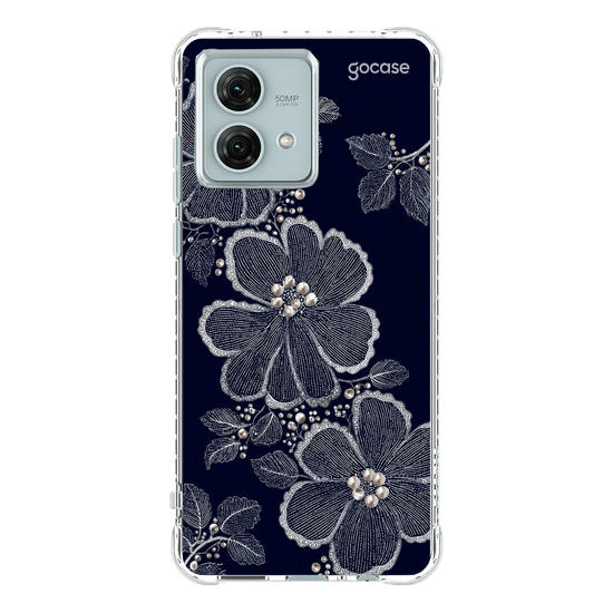  Floral Bordado Pérola