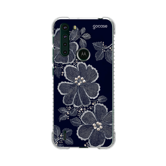  Floral Bordado Pérola