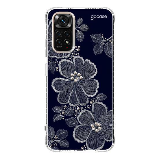  Floral Bordado Pérola