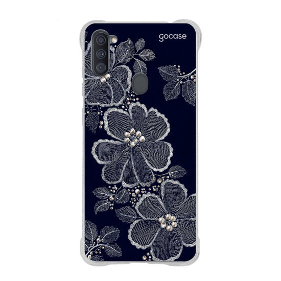  Floral Bordado Pérola