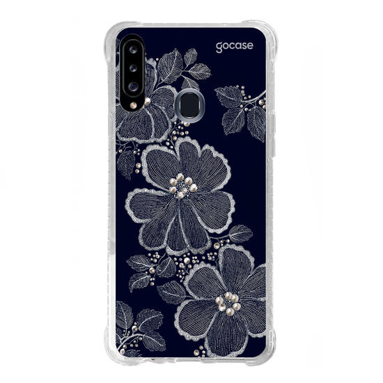  Floral Bordado Pérola