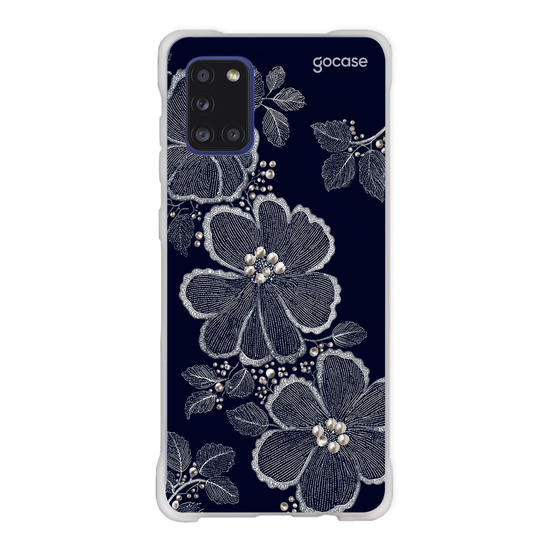  Floral Bordado Pérola