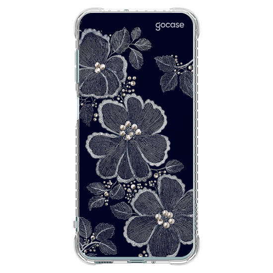  Floral Bordado Pérola