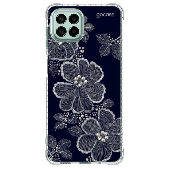  Floral Bordado Pérola