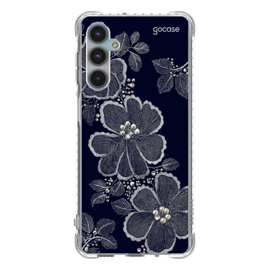  Floral Bordado Pérola
