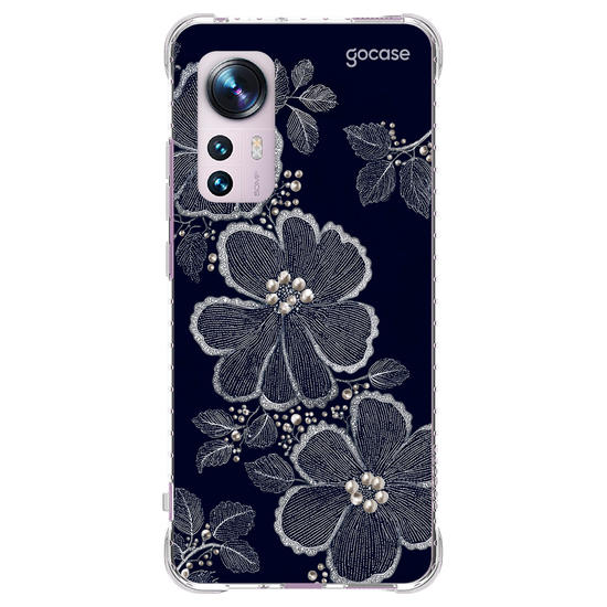  Floral Bordado Pérola