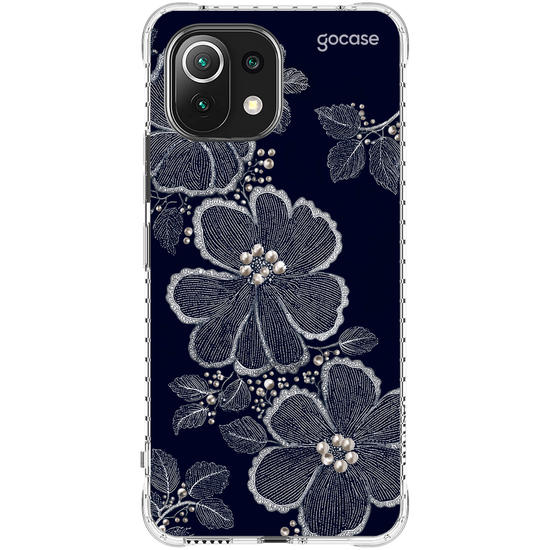  Floral Bordado Pérola
