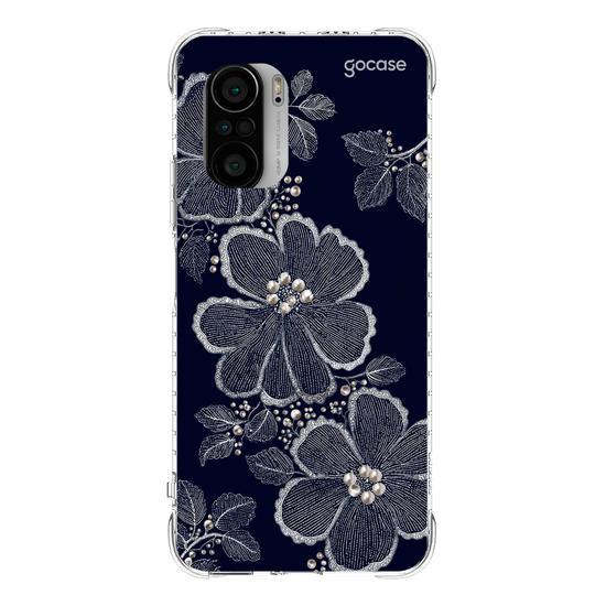  Floral Bordado Pérola