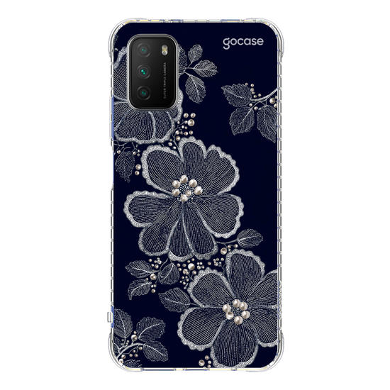  Floral Bordado Pérola