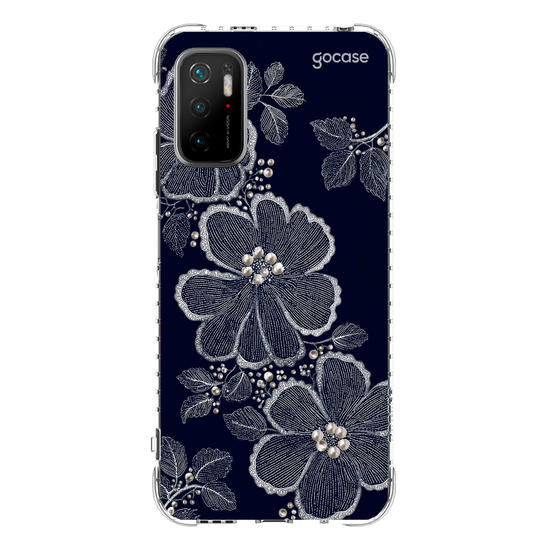  Floral Bordado Pérola