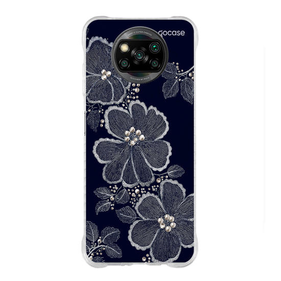  Floral Bordado Pérola