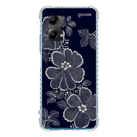  Floral Bordado Pérola