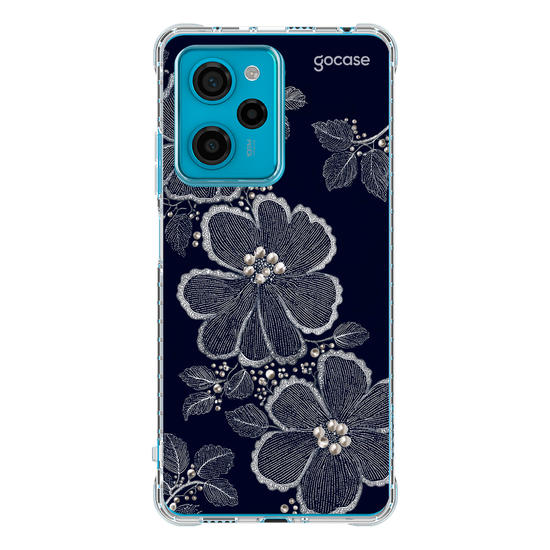  Floral Bordado Pérola