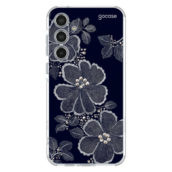  Floral Bordado Pérola