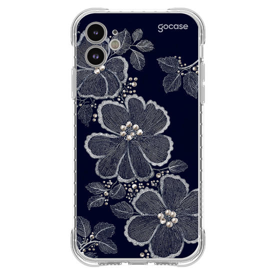  Floral Bordado Pérola