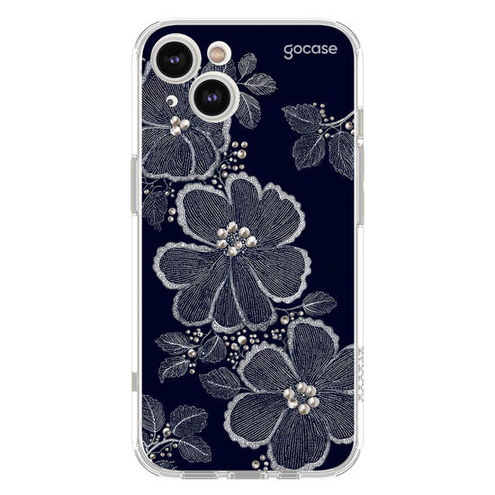  Floral Bordado Pérola